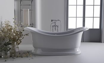 Ванна из искусственного камня Astra Form Мальборо 190х86 01010031 без гидромассажа — фото 7, Ванны из искусственного камня