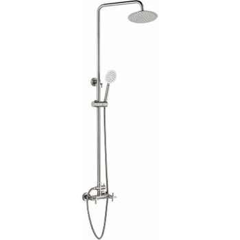 Душевая система Haiba HB24808 Нержавеющая сталь — фото 1, Душевые стойки