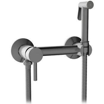 Гигиенический душ со смесителем CeramaLux DRS/008 Оружейная сталь — фото 1, Гигиенические души