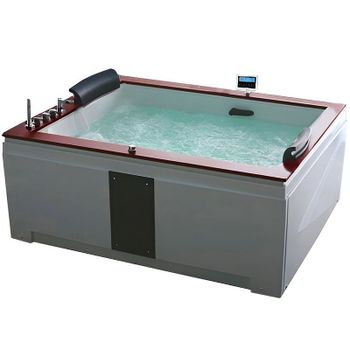 Акриловая ванна Gemy 186х151 G9052 II K L с гидромассажем — фото 1, Акриловые ванны