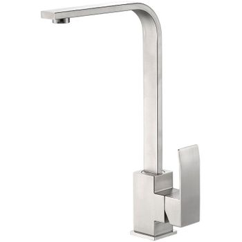 Смеситель для кухни Haiba HB70815 Нержавеющая сталь — фото 1, Смесители для кухни