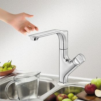 Смеситель для кухни E.C.A. Myra 102118063HEX Хром — фото 3, Смесители для кухни