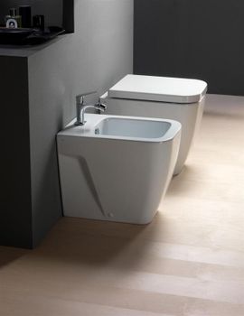 Унитаз GSI Traccia 50 Big New белый глянцевый — фото 2, Приставные унитазы