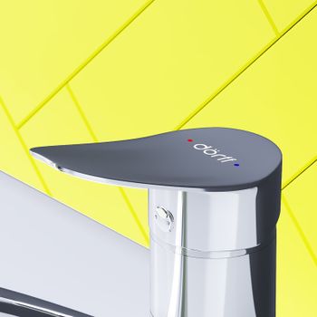 Смеситель для раковины Dorff Norma D1000000 Хром — фото 5, Смесители для раковины