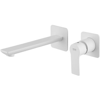 Смеситель для раковины Remer Energy EY15PLBO Белый матовый — фото 1, Смесители для раковины