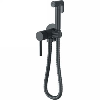 Гигиенический душ со смесителем Bronze de Luxe Scandi 701B Черный матовый — фото 1, Гигиенические души