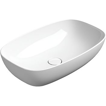 Раковина-чаша GSI Nubes 60 978311 Белая — фото 1, Раковины накладные