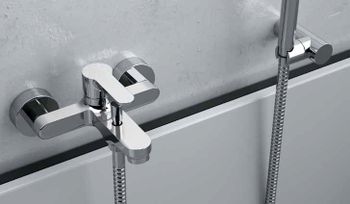 Смеситель для ванны Remer Winner W02 Хром — фото 2, Смеситель для ванны