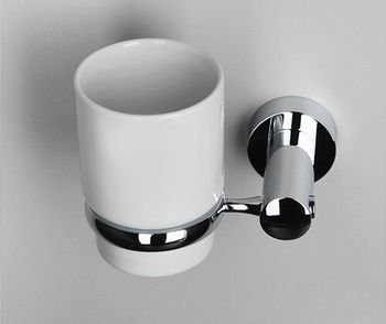 Аксесс Donau K-9428C Подстаканник одинарный (блистер), КЕРАМИКА, хром, WasserKRAFT — фото 2, Прочие аксессуары и комплектующие