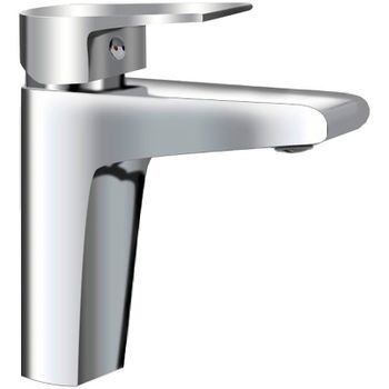 Смеситель для раковины AQUAme Prato AQMP6121 Хром — фото 1, Смесители для раковины