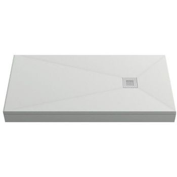 Душевой поддон из искусственного камня Good Door Essentia 110х70 ЛП00193 Белый — фото 4, Душевые поддоны из искусственного камня