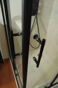 Душевой уголок CEZARES ECO-O-A-2-90-C-NERO — фото 2, Квадратные душевые уголки