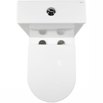 Унитаз компакт Bond F01-00 Белый с бачком и сиденьем Микролифт — фото 7, Напольные унитазы