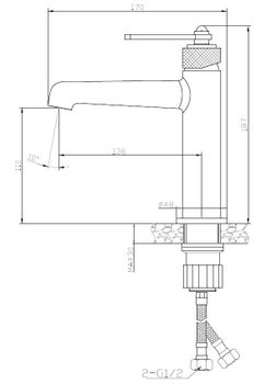 Смеситель "Bangkok" д/рак, арт. BG26 — фото 2, Смесители для раковины
