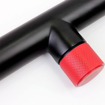 Смеситель для раковины Bronze de Luxe Avantgarde 2021RH Черный Красный — фото 4, Смесители для раковины