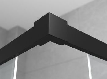 Душевой уголок Ambassador Queen 120х80 11011205RBlack профиль Черный стекло прозрачное — фото 3, Прямоугольные душевые уголки