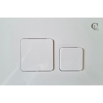 Клавиша смыва CeramaLux KC-014 Белая — фото 1, Кнопки смыва