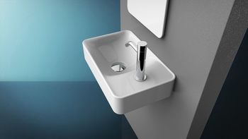 Раковина Artceram Savon 45 LML003 01 00 Белая — фото 3, Мини-раковины