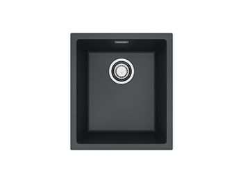 Мойка для кухни ALVEUS OMNI 10 GRANITAL CARBON-G91 400x450x198 с сифоном 1145083 — фото 1, Кухонные мойки