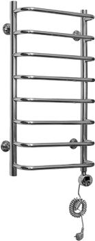 Электрический полотенцесушитель Domoterm Стефано П8 400*800 ER Хром — фото 3, Электрические полотенцесушители