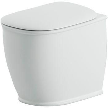 Унитаз Artceram Atelier ATV002 05 00 приставной Белый матовый без сиденья — фото 1, Приставные унитазы