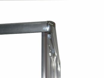 Душевой уголок Parly QZ71S 100х195 7262 профиль Хром стекло тонированное — фото 3, Прямоугольные душевые уголки