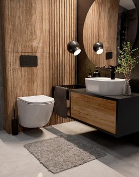 Унитаз AQUAme AQM2002L подвесной Белый глянец с сиденьем Микролифт — фото 9, Подвесные унитазы