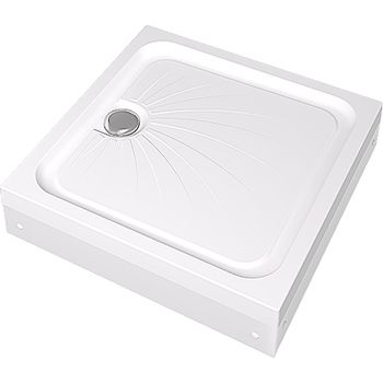 Акриловый поддон для душа Alex Baitler 90х90 AB9017H-2 Белый — фото 1, Акриловые душевые поддоны