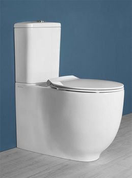 Унитаз компакт Hatria Le Fiabe Y1E801 без бачка и сиденья — фото 2, Напольные унитазы