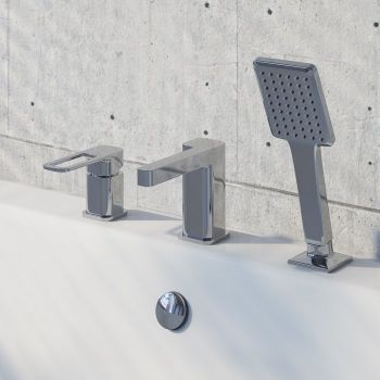 Товар: Смеситель на борт ванны Iddis Slide SLISB30i07 Хром - фото 2 Смеситель на борт ванны Iddis Slide SLISB30i07 Хром — фото 2, Смесители на борт ванны