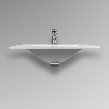 Раковина Bond 60 S05-600 Белая глянцевая — фото 3, Раковины встраиваемые сверху