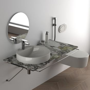 Смеситель для раковины Remer Winner W10SHW с гигиеническим душем Хром — фото 4, Смесители для раковины