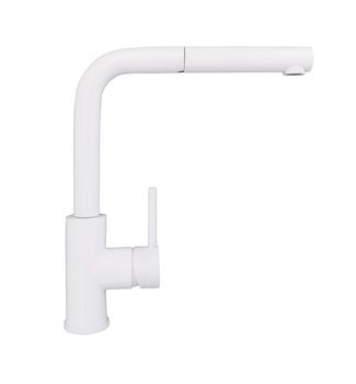 Смеситель для кухни ALVEUS ZEOS P MONARCH WHITE MATT — фото 1, Смесители для кухни