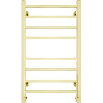 Водяной полотенцесушитель Domoterm Квадро П8 500x800 Золото — фото 1, Водяные полотенцесушители