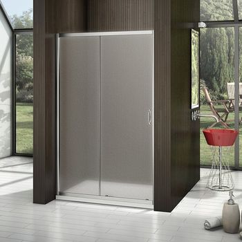 Душевая дверь Good Door Latte WTW-140-G-WE 140 профиль Белый стекло Grape — фото 3, Раздвижные душевые двери