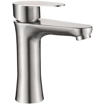 Смеситель для раковины Haiba HB10802 Нержавеющая сталь — фото 1, Смесители для раковины