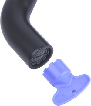 Смеситель для раковины Bronze de Luxe Scandi 1452B Черный матовый — фото 10, Смесители для раковины