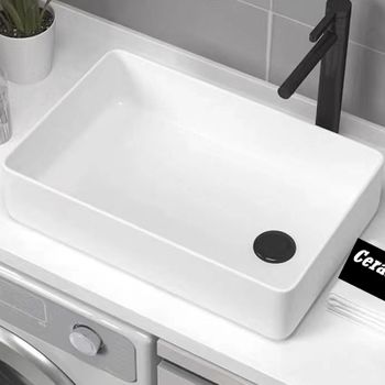 Раковина-чаша CeramaLux 50 6250 Белая глянцевая — фото 1, товары