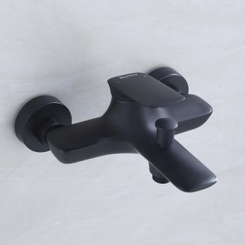 Душевая система Bond Cube B03-9588 Черная матовая — фото 6, Душевые стойки