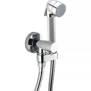 Гигиенический душ с запорным вентилем Bossini Nikita Gom E57004B.030 Хром — фото 1, Гигиенические души