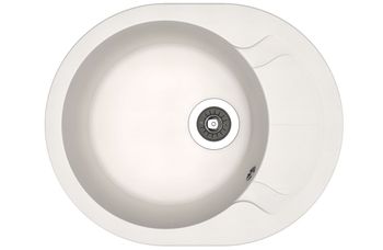 Dr.Gans Мойка "Берта" 580, белый CMc — фото 1, Кухонные мойки