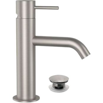 Смеситель для раковины Remer X-Style Inox SSX10B Нержавеющая сталь — фото 1, Смесители для раковины