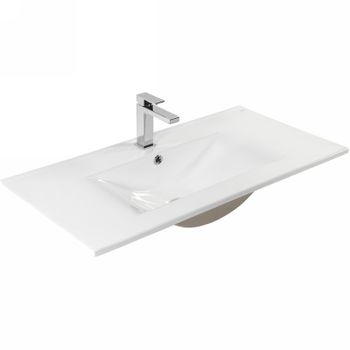 Раковина Bond 90 S05-900 Белая глянцевая — фото 1, Раковины встраиваемые сверху