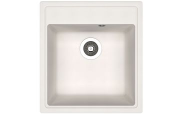 Dr.Gans Мойка "Ника" 470, белый СМс — фото 1, Кухонные мойки