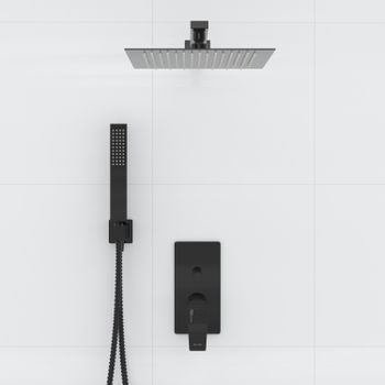 A66209 Встраиваемый комплект для душа с верхней душевой насадкой и лейкой — фото 2, Встраиваемые душевые комплекты