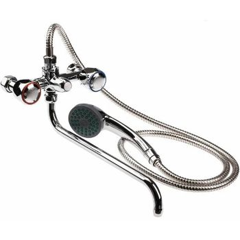 Смеситель для ванны Сантаком 276107с универсальный Хром — фото 1, Смеситель для ванны