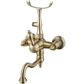 Смеситель для ванны Caprigo Adria-Uno Metal Edition 02M-511-vot Бронза — фото 1, Смеситель для ванны