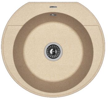 Florentina Мойка "Эльба", песочный FG — фото 1, Кухонные мойки