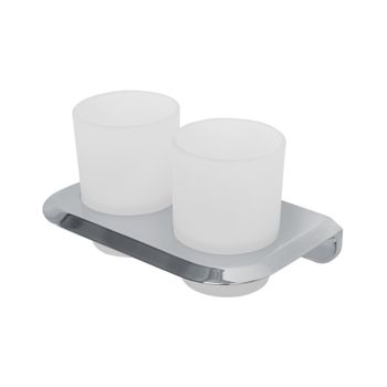 Стакан подвесной двойной CEZARES LINER-TUMDS-01 — фото 1, Аксессуары для раковины