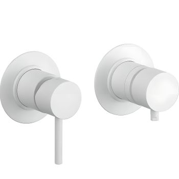 Смеситель для душа Remer X-Style X96D3BO Белый матовый — фото 1, Смеситель для душа